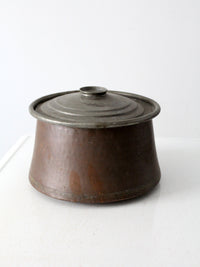 antique copper pot