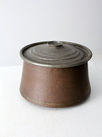 antique copper pot