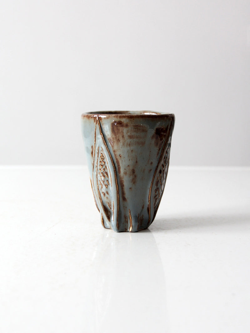 vintage studio pottery vase