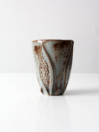 vintage studio pottery vase