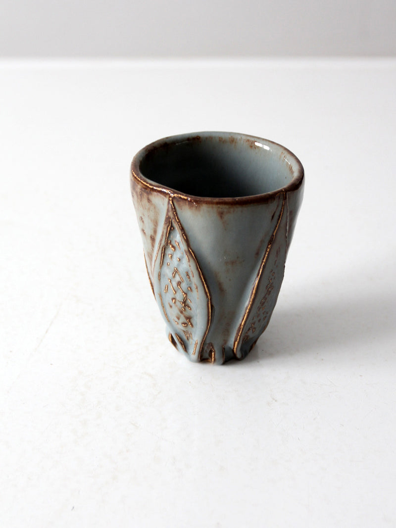 vintage studio pottery vase