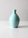 vintage studio pottery bottleneck vase