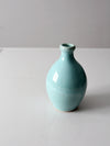 vintage studio pottery bottleneck vase