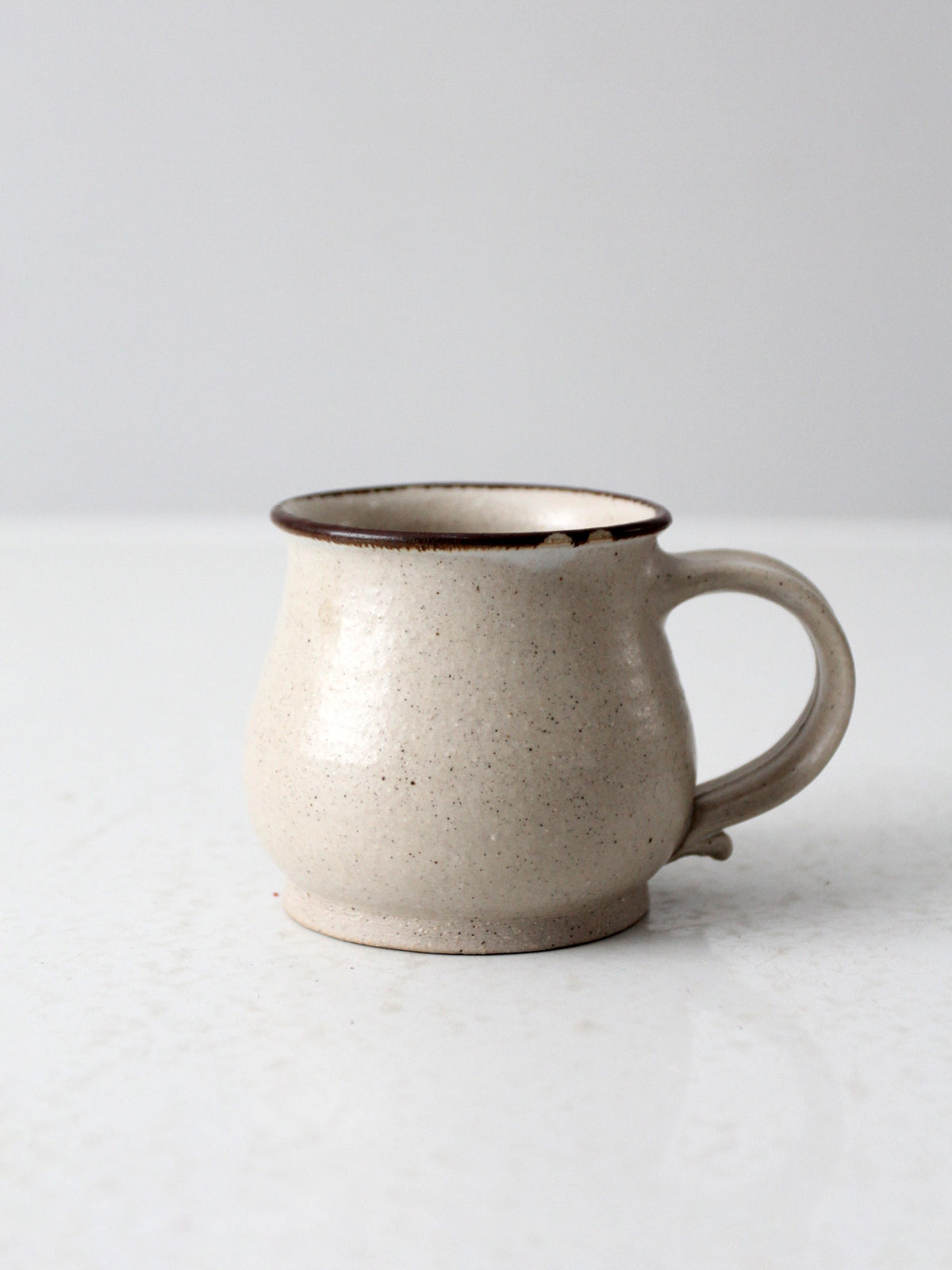 vintage studio pottery mug