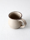 vintage studio pottery mug