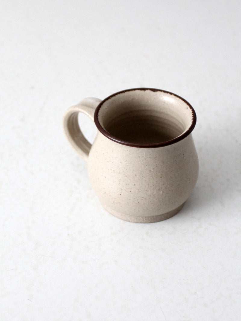 vintage studio pottery mug