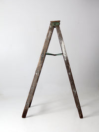 vintage painter's wood ladder