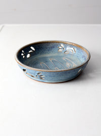 vintage studio pottery decorative tray
