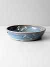 vintage studio pottery decorative tray
