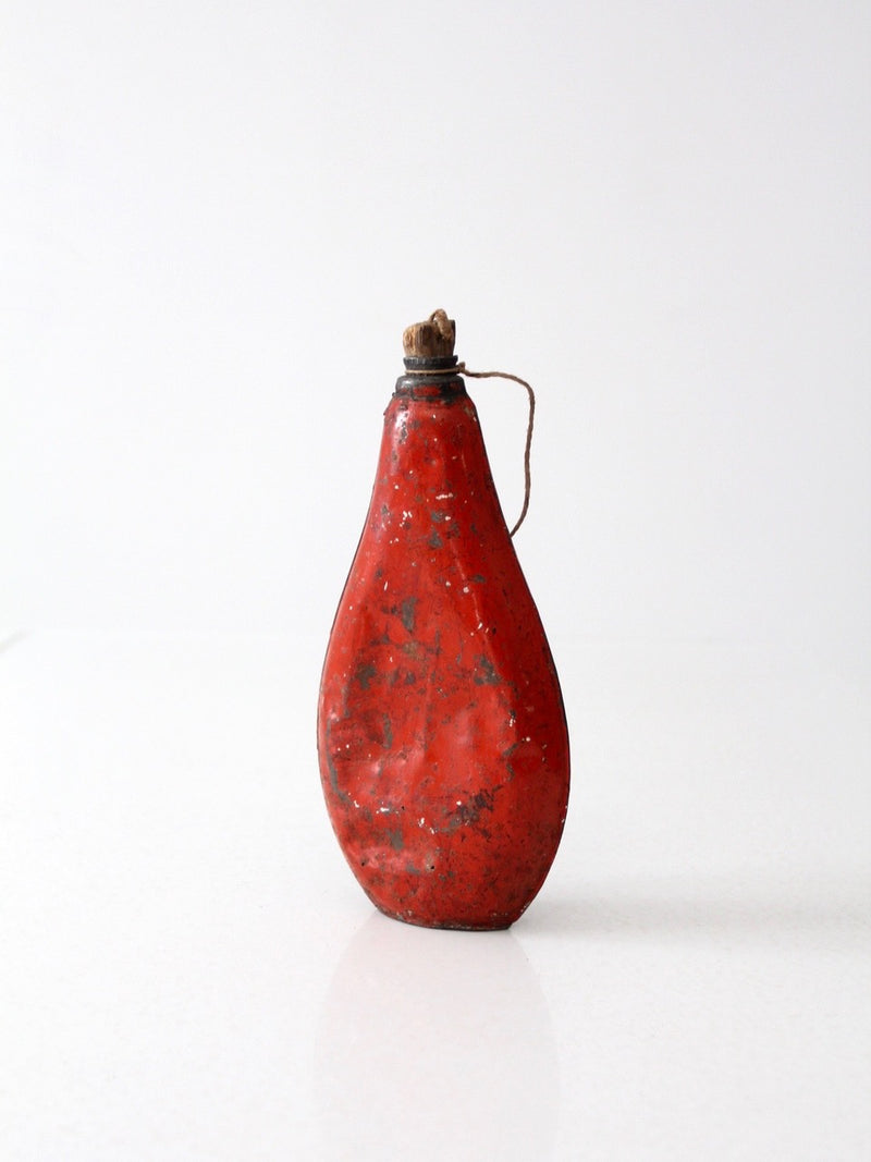 vintage red container