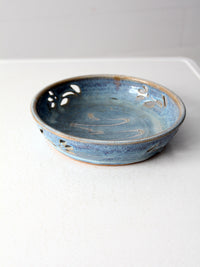 vintage studio pottery decorative tray