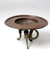 antique copper and brass brazier