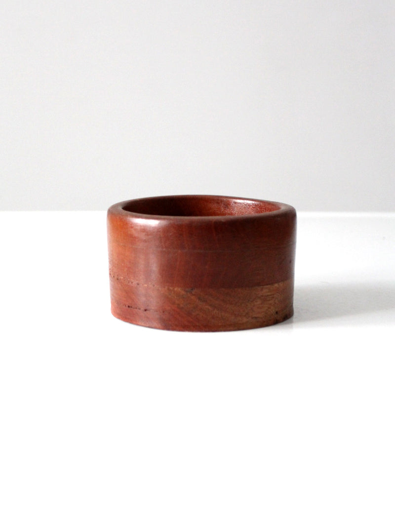 vintage wood bowl