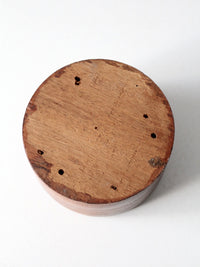 vintage wood bowl