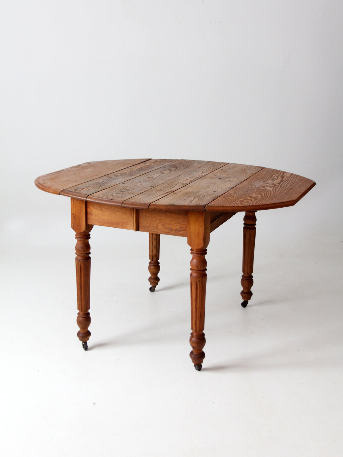 antique wooden drop leaf table