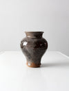 vintage studio pottery vase ca 1975