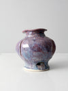 vintage abstract studio pottery vase