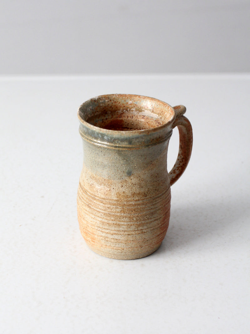 vintage studio pottery mug circa 1986