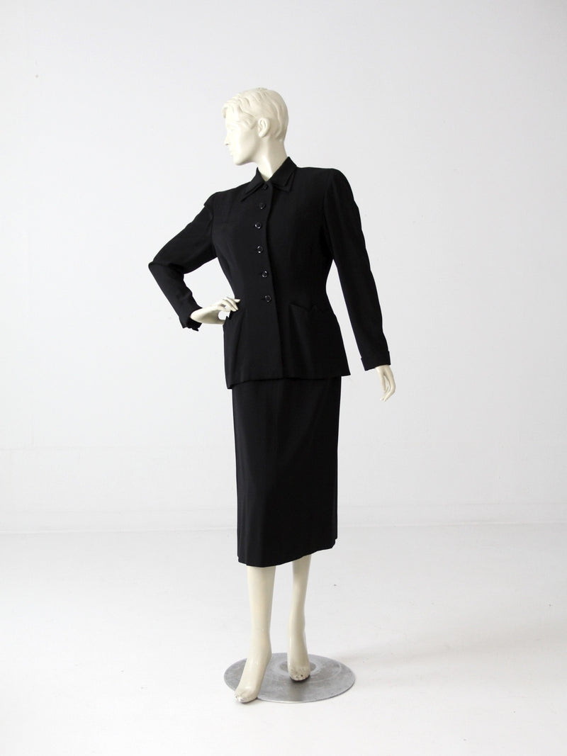 vintage 50s Gucci skirt suit