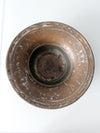 antique copper bowl