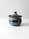 vintage studio pottery jar