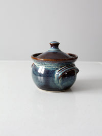 vintage studio pottery jar