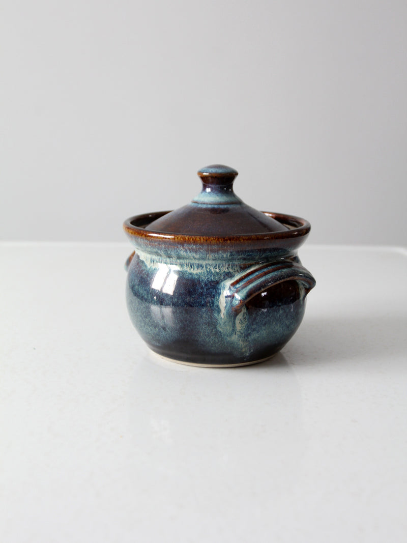 vintage studio pottery jar
