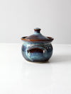 vintage studio pottery jar
