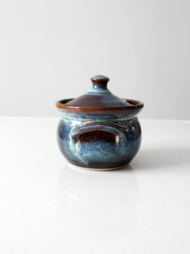 vintage studio pottery jar