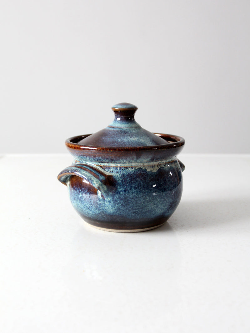 vintage studio pottery jar