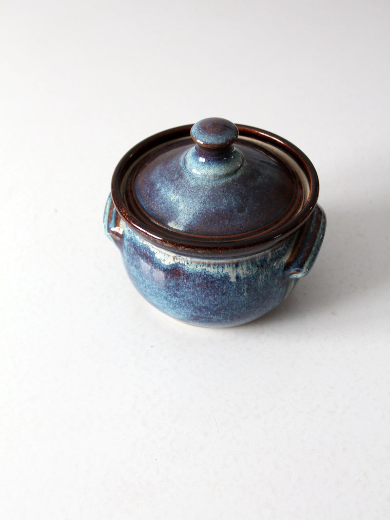 vintage studio pottery jar