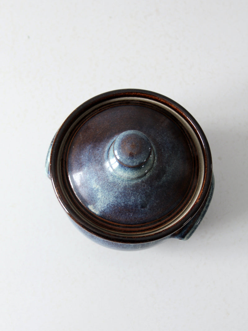 vintage studio pottery jar