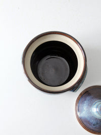 vintage studio pottery jar