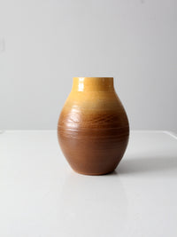 vintage studio pottery vase