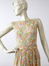 vintage 60s floral dress