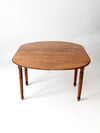 antique wood drop leaf table