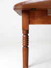 antique wood drop leaf table
