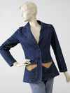 vintage 70s denim blazer by Gotcha Covered Up