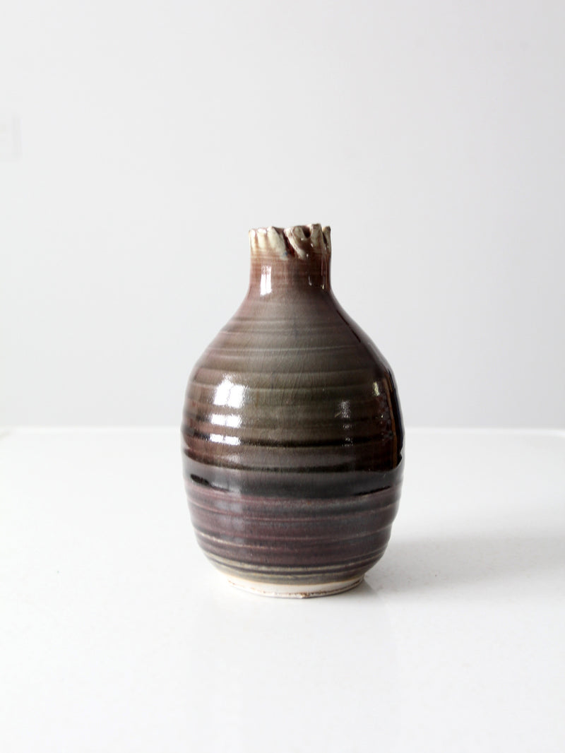 vintage studio pottery vase