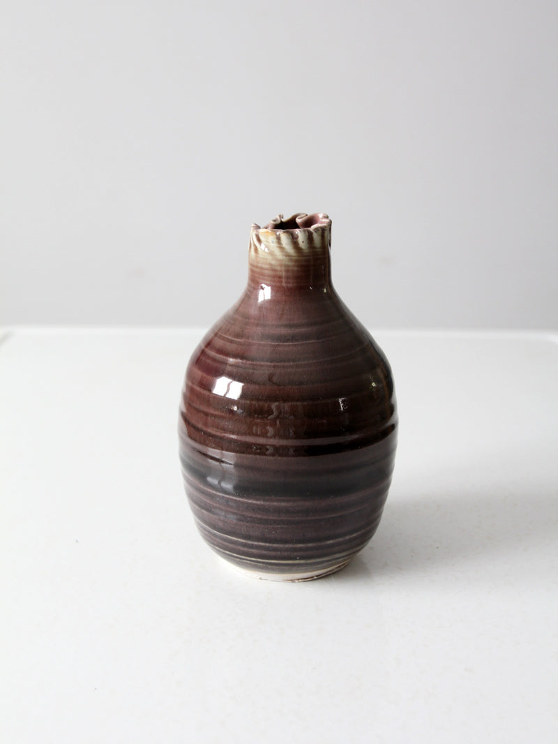 vintage studio pottery vase