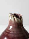 vintage studio pottery vase