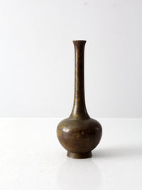 vintage brass bud vase