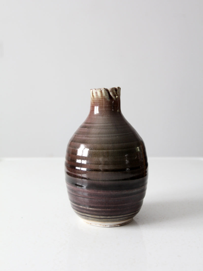 vintage studio pottery vase