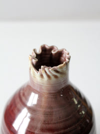 vintage studio pottery vase