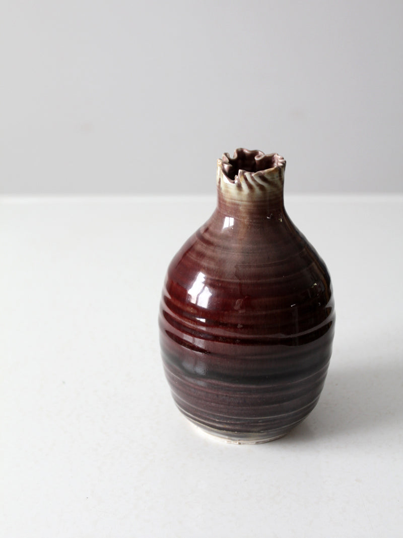 vintage studio pottery vase