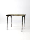 antique painted wood folding table
