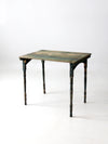 antique painted wood folding table