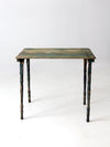 antique painted wood folding table
