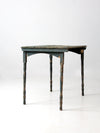 antique painted wood folding table