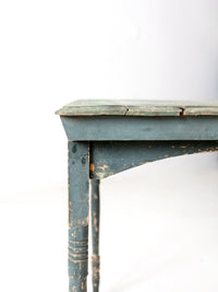 antique painted wood folding table